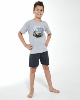 Cornette 438/105 Safari mintás rövid fiú pizsama