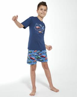 Cornette 790/103 Route 66 mintás rövid fiú pizsama
