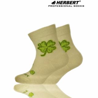 Herbert négylevelű lóherés bébi bokazokni