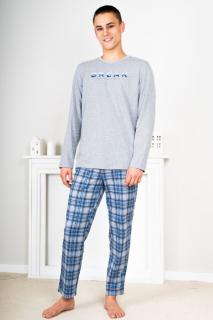 Muzzy Break  mintás hosszú férfi pizsama