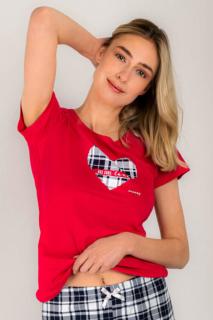 Muzzy Heart mintás rövid női pizsama