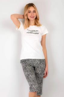 Muzzy WildFree mintás háromnegyedes női pizsama