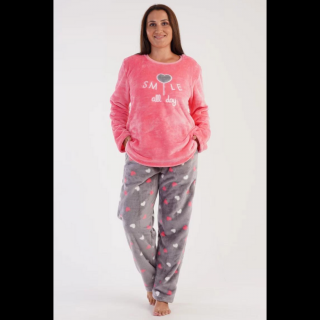 Vienetta 303095 "SMILE all day" mintás soft női pizsama