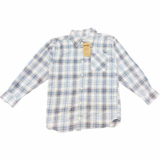 Benchris sűrű kockás kék fiú ing (140)