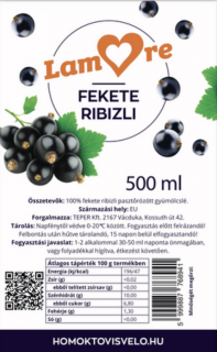 Fekete ribizli gyümölcslé (500 ml)