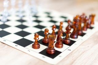 Átlátszó sakk-készlet