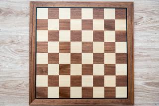 Elegant összecsukható fa sakktábla