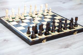 Fejedelem fa sakk-készlet
