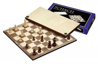 Összecsukható fa sakk-készlet