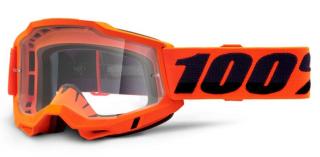 100% - Accuri 2 OTG Narancssárga Cross szemüveg - Átlátszó plexivel