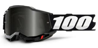 100% - Accuri 2 Sand Fekete Cross szemüveg - Füstös plexivel