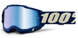 100% - Accuri 2 USA Deepmarine Cross Szemüveg - Kék tükrös plexivel