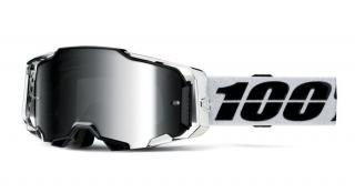 100% - Armega Atac Cross szemüveg - Ezüst tükrös plexivel