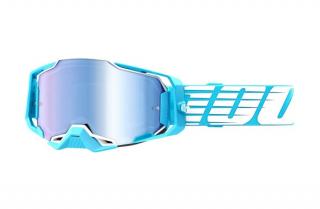 100% - Armega Oversized Sky Cross szemüveg - Kék tükrös plexivel