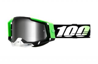 100% - Racecraft 2 Kalkuta Cross szemüveg - Ezüst tükrös plexivel