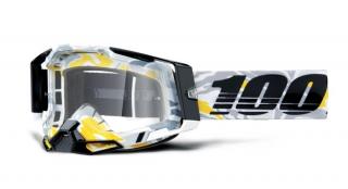 100% - Racecraft Korb Cross szemüveg - Átlátszó plexivel