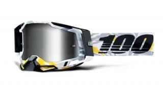 100% - Racecraft Korb Cross szemüveg - Ezüst tükrös plexivel