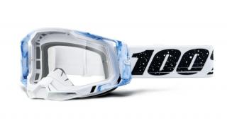 100% - Racecraft Mixos Cross szemüveg - Átlátszó plexivel