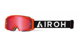 Airoh - Goggle Blast XR1 Cross szemüveg (Matt narancs, piros plexivel)