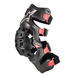 Alpinestars - Bionic-10 Carbon 2020 térdprotektor (fekete - piros) (jobb)