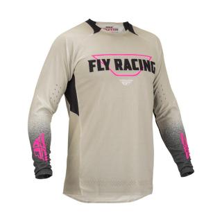 Fly Racing - Evolution DST USA 2023 mez (Szürke - fekete - rózsaszín)