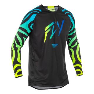 Fly Racing - Evolution USA 2025 mez (Fekete - kék - sárga)