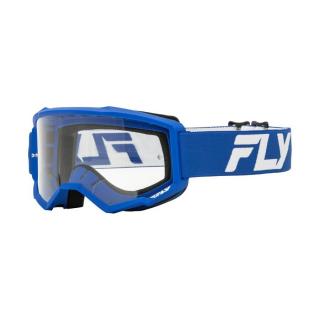 Fly Racing - Focus Szemüveg - Kék - Átlátszó plexivel