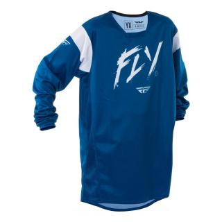 Fly Racing - Kinetic Stoke USA 2025 gyerek mez (Kék - fehér)