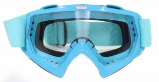 FTM-007 Cross szemüveg Átlátszó plexivel (Kék)