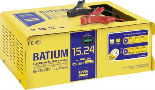 GYS - Batium 15.12 akkumulátor töltő 6/12V, 225Ah, 15A