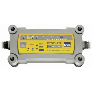 GYS - GysFlash Heritage akkumulátor töltő 6/12V, 125Ah, 6A