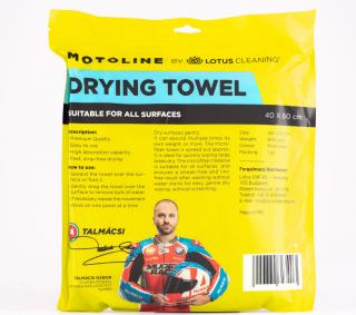 Motoline Drying Towel - arany színű szárazoló törölköző 600 gsm