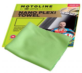 Motoline Nano Plexi Towel - extra finom törlőkendő 20x20cm