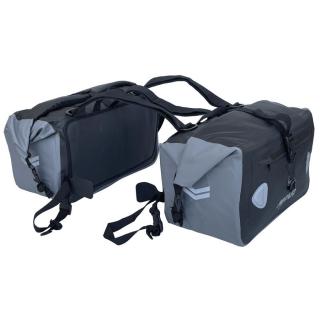 Naxa TB3 2x25L Fekete-Szürke Motoros Táska