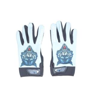 Textil motoros kesztyű YD Racing (Fekete - Szürke)