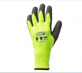 1LAFOxx_Eurowinter téli sárga kesztyű, szürke latex tenyérrel
