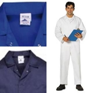 2201_Portwest gasztro ruha, élelmiszeripari overall navy és királykék színben, patentos kivitelben, kiváló ár/érték arányú modell. 2201y