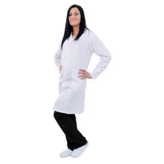 45884_Női Köpeny Hosszú Ujjú Fehér (XL)