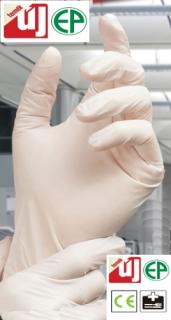 5806B S_Egyszerhasználatos latex púderezett kesztyű (orvosi vizsgáló) 5806B-12B,