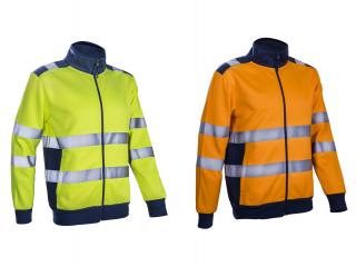 5GOK16/5GOK17_GOKKAN HI-VIZ SÁRGA/NARANCS CIPZÁRAS PULÓVER
