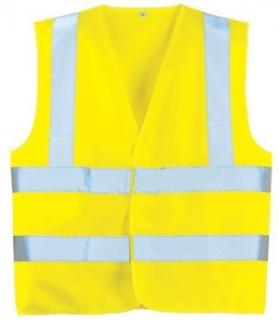 70242_Fluo jól láthatósági mellény, sárga-43, Jólláthatósági