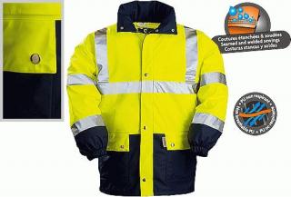 70310_Coverguard jólláthatósági munkaruha FLUO PU ESŐKABÁT 70310-33, Jólláthatósági