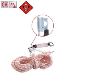 71353_Top zuhanásgátló + energiaelnyelő + 10 m hosszú, 12 mm-es körszövött kötél + 1 karabiner