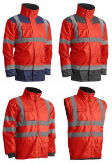 7KANA - 7KANR_KANATA 4/1 HI-VIZ  PE MUNKAVÉDELMI KABÁT
