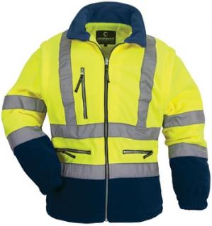 7PSTY_Coverguard Fluo pulóver levehető ujjú sárga/kék