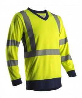 7SUNYL_Suna HI-VIZ sárga hosszú ujjú póló