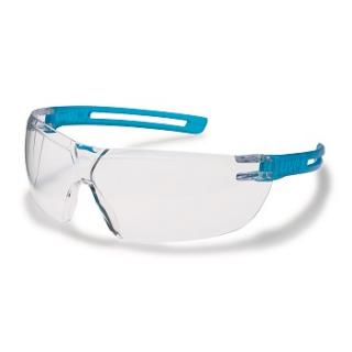 9199265_Uvex x-fit védőszemüveg, kék szárú, víztiszta lencsével