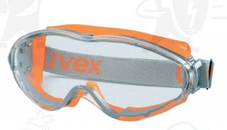 9302245_Uvex Ultrasonic gumipántos védőszemüveg, karc- és páramentes, vegyszerálló polikarbonát lencsével