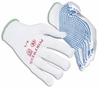 A110_Nylon kesztyű PVC pontozott