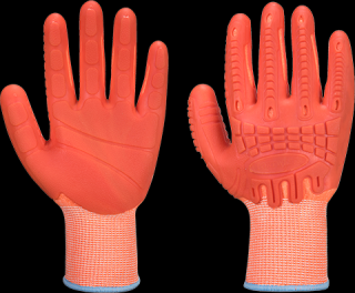 A728_Portwest Beütődés elleni védelem Supergrip Impact HR Cut kesztyű
